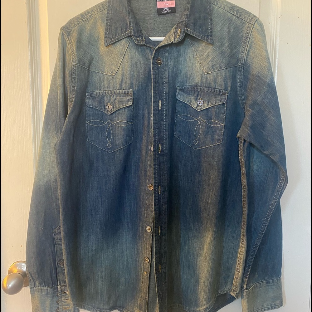 Mens Jean Shirt
